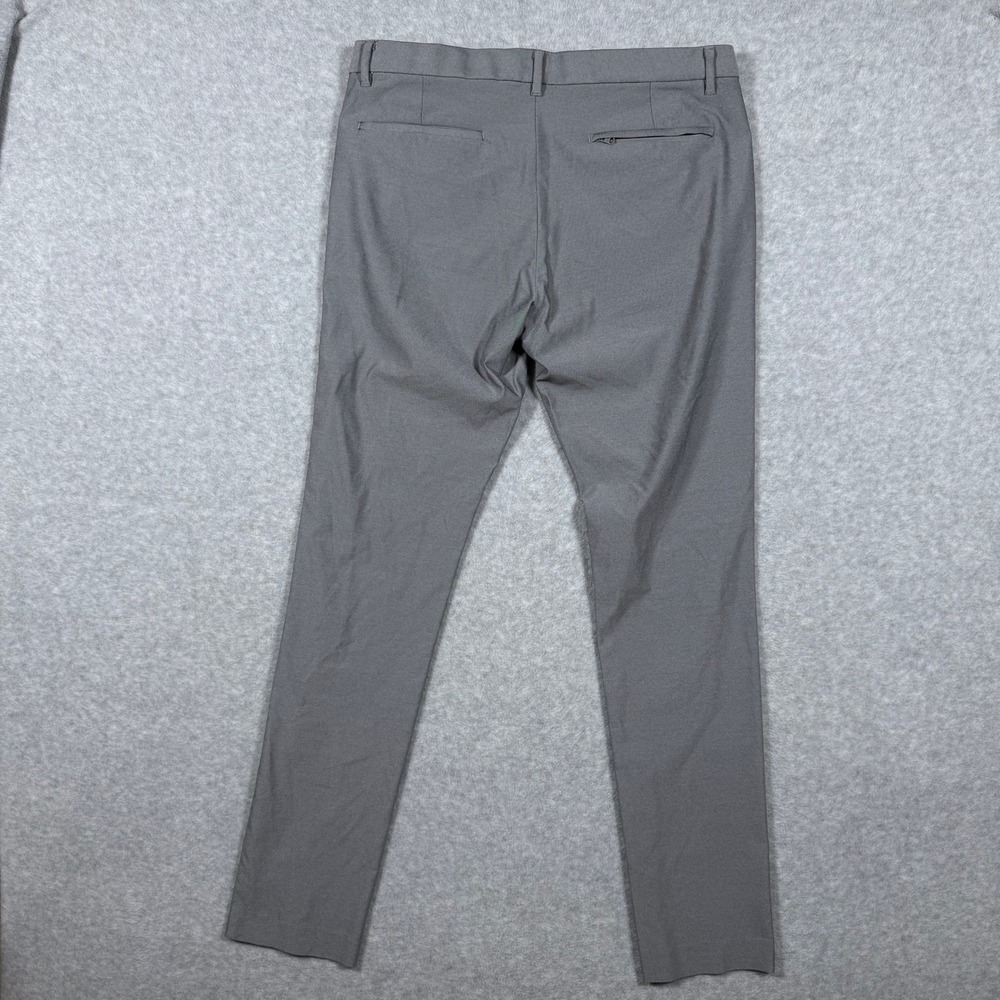 Bonobos Lightweight 5-Pocket Golf Pants Grey 33x34 (Fits 33x32) Tech Trousers - Picture 11 of 15